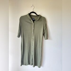 GAP Green Midi Dress